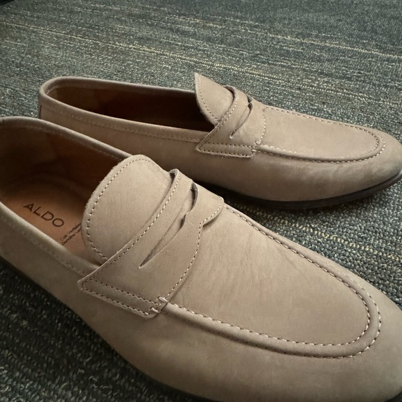 Men’s Aldo Dylan MFA19671 Classic Moc-Toe Penny Loafers - Picture 5 of 7